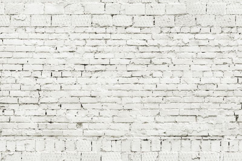 Finished Limewashed Brick Wall